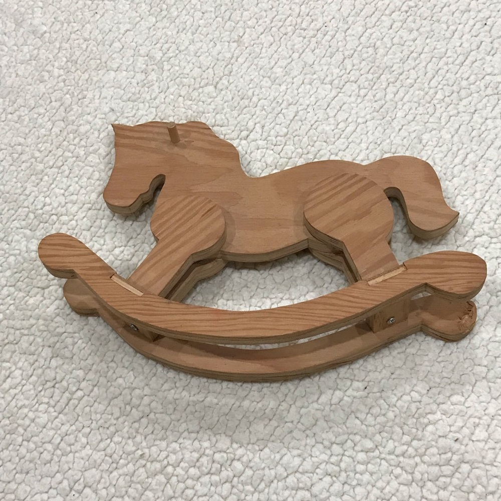Handmade Wooden Rocking Horse
Not Stained - can be stained painted or decorated - Picture 7 of 11